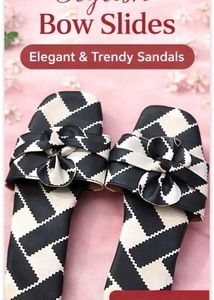 Chic Black &amp; White Slides