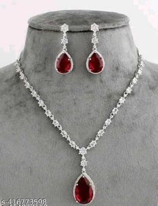 American diamond jewellery set