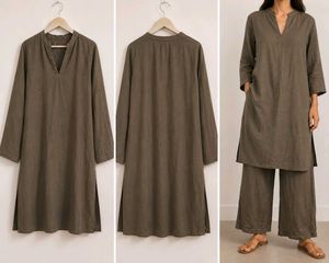 Olive Green Kurta Set
