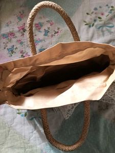 Woven Straw Handbag