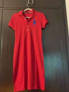 Ralph Lauren Red Polo Dress
