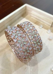 exquisite collection: rose gold ad bangles