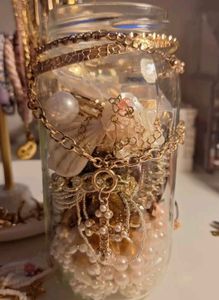 gold jewellery mystery jar