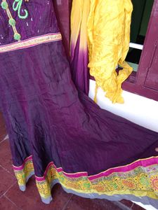 Elegant Anarkali Kurta with Dupatta