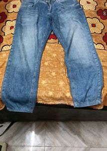 Blue Wash Relaxed Fit Jeans