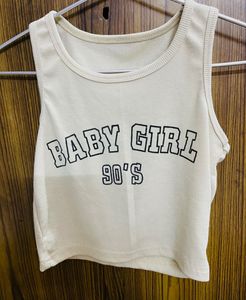 Baby Girl 90's Crop Tank Top