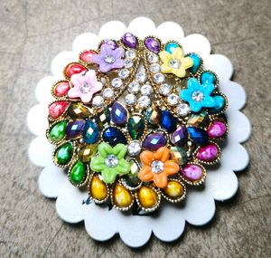 Multicolor Flower Hair Clutcher