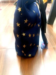 Avaasa Star ⭐ Printed With Tassels Tote Bag