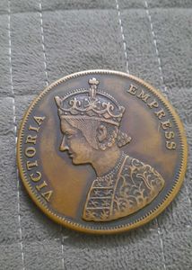 Victoria empress one rupee coin