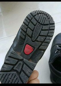 Black Lace-Up Shoes for Kids