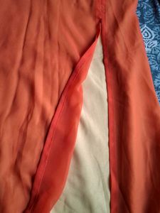 Coral Embroidered Kurta