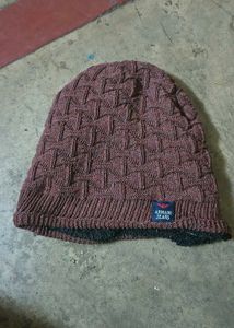 Armani Jeans Knit Beanie Hat