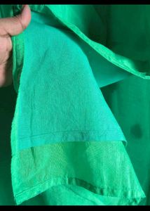 Green Kurta with Gold Embroidery