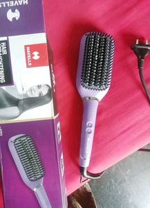 Havells Hair Straightening Brush with heat protect