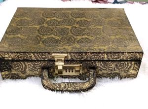 Vintage Floral Combination Lock Box