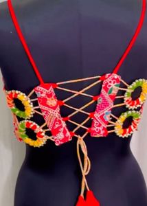 patchwork lehnga and designer choli