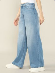 Light Wash Wide Leg Jeans
