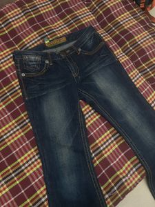 Stylish Dark Wash Denim Jeans