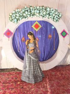 Grey Embellished Lehenga