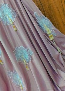 full flare heavy party wear gown