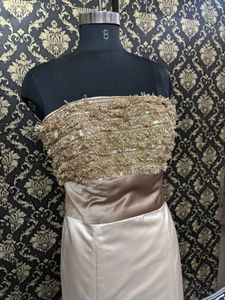 Elegant Embellished Strapless Gown