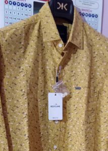 Red Flame Shirt Men's