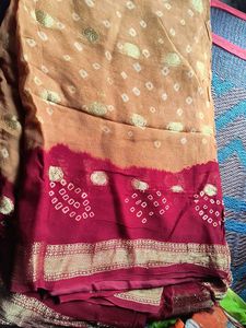 Beautiful Bandhani Saree