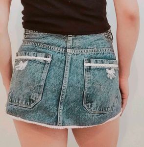 Cute Denim Mini Skirt