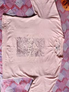 Pink Graphic Print T-Shirt