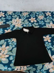 women black collar top