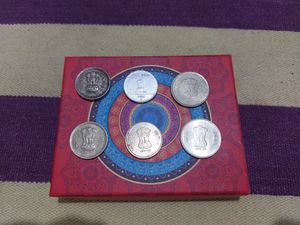 6 Different Head 5 Rupee Coin.