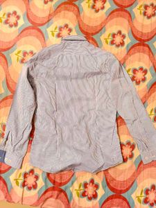 Mark Taylor XS Striped Slim Fit Shirt