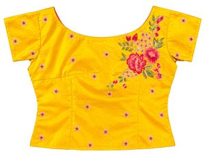 Vibrant Yellow Embroidered Lehenga Choli Set