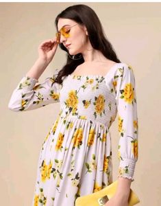 Floral Smocked Maxi Dress