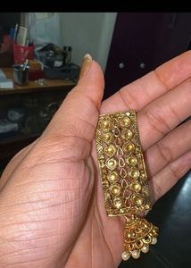 Traditional Gold Jhumka Earrings