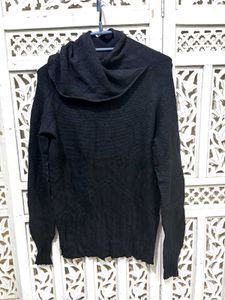 💝Chic Black Knit Sweater H