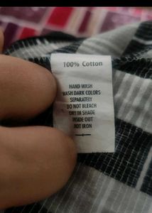 AURELIA 's White &amp; Black Print Kurta