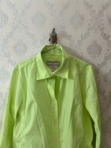 lime green shirt