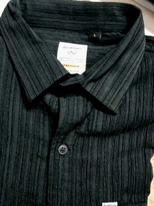 Textured Black Premium Shirt