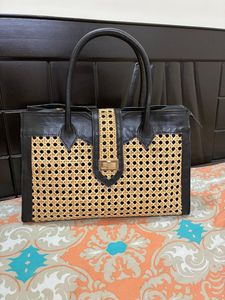 Vintage Woven Handbag