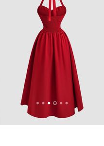 Savana Vibrant Red Halter Maxi Dress