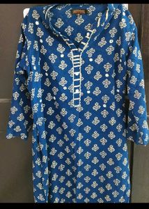 Blue Ethnic Printed Kurta set
