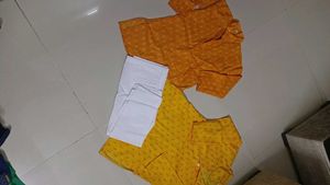 Vibrant Yellow Printed  2 Kurta Set