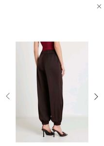 JOGGER TROUSERS WITH ELASTICATED WAISTBAND DARK CH