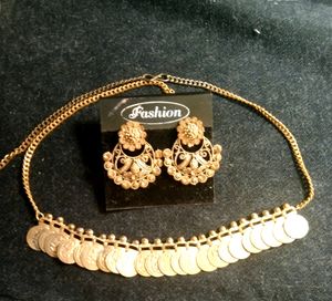 New Earings And Necklace