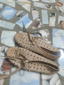 Cute Jelly Flats with Star Cutouts