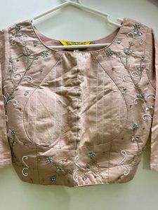 ✨️Premium Peach Zardozi-Embroidered Lehenga Set