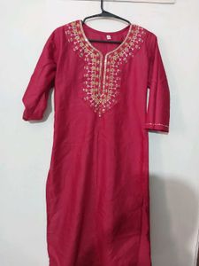 Elegant Embroidered Kurta
