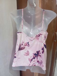 Floral Print Satin Pajama Set