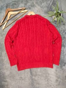 US Polo Cable Knit Sweater